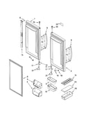 Refrigerator door