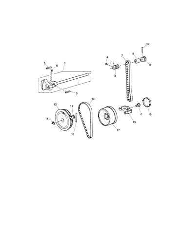 Upper shaft/handwheel