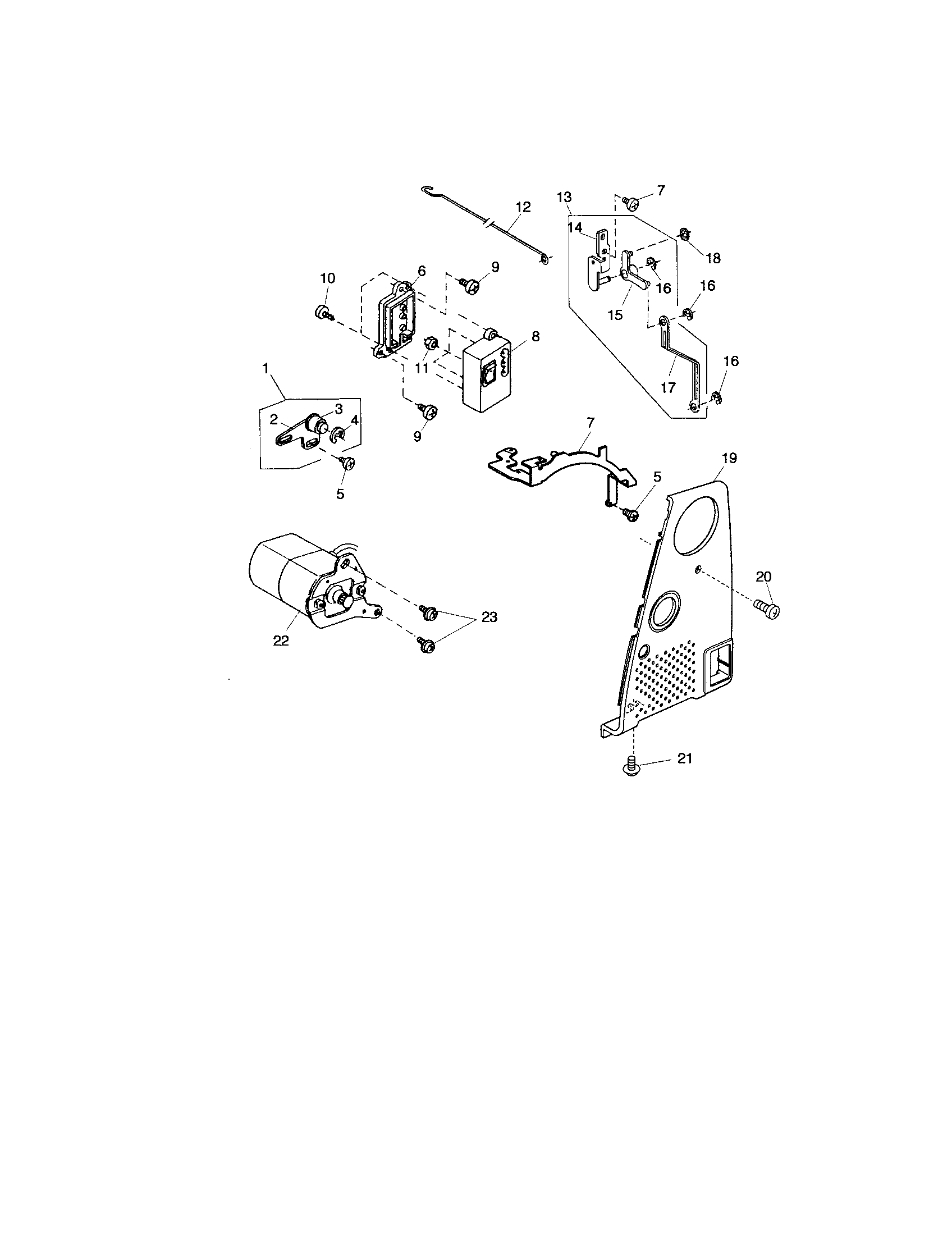 MOTOR/BELT COVER