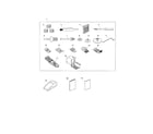 Kenmore 38518221800 accessory set/foot control diagram