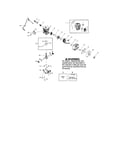 Cylinder/muffler/crankshaft