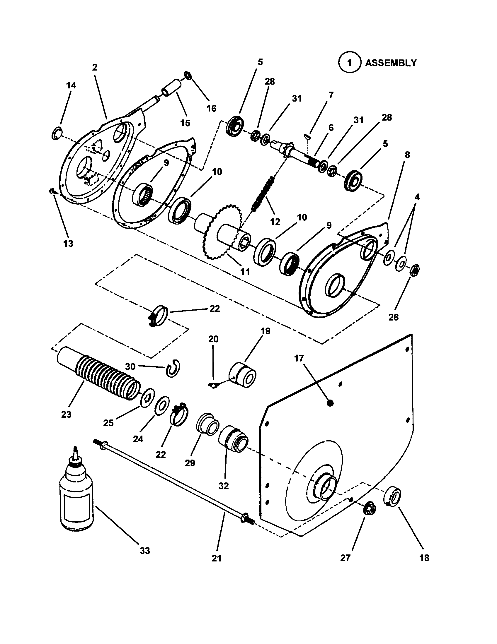 CHAIN CASE, L.H. FENDER