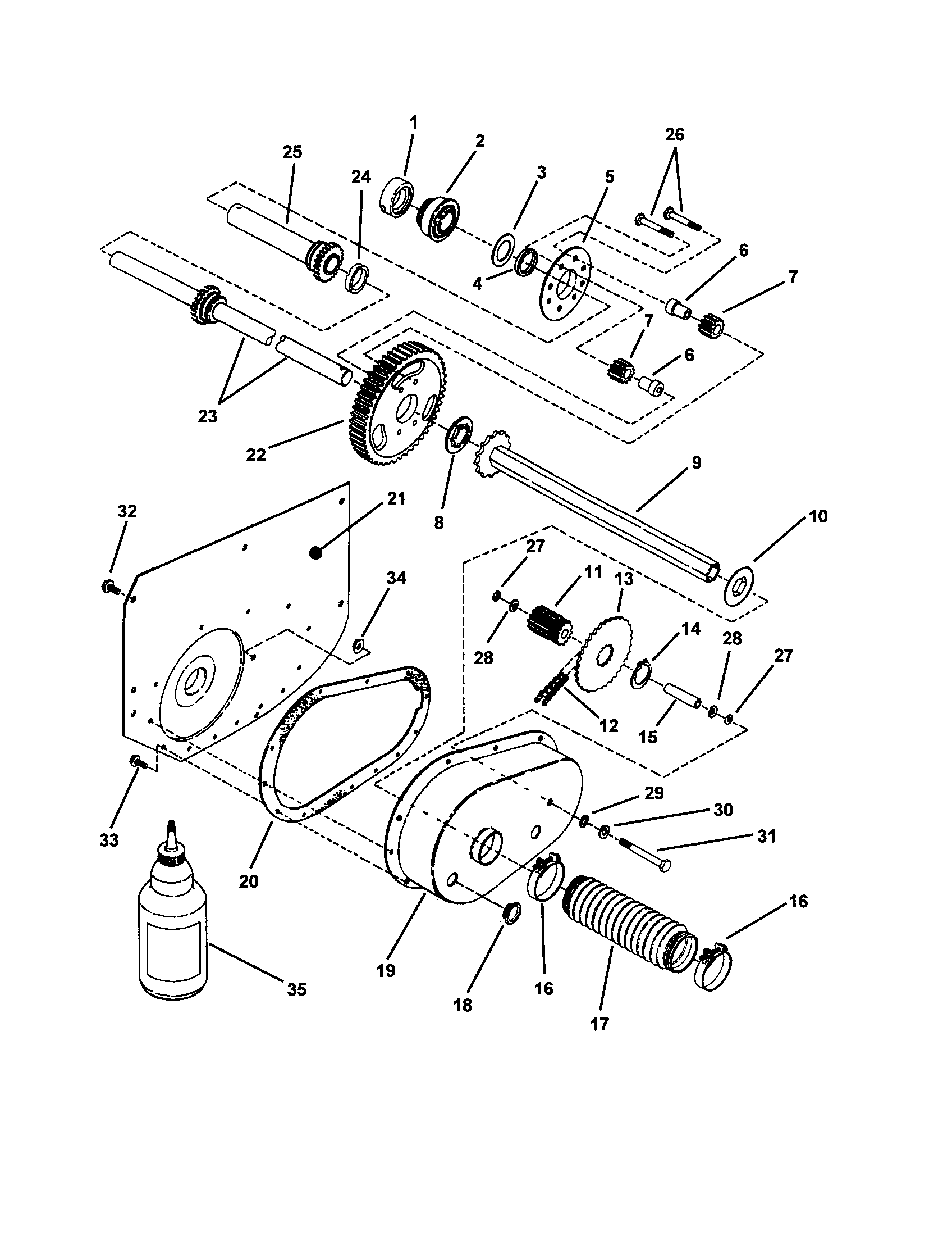 DIFFERENTIAL, R.H. FENDER