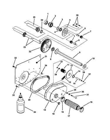 Differential, r.h. fender