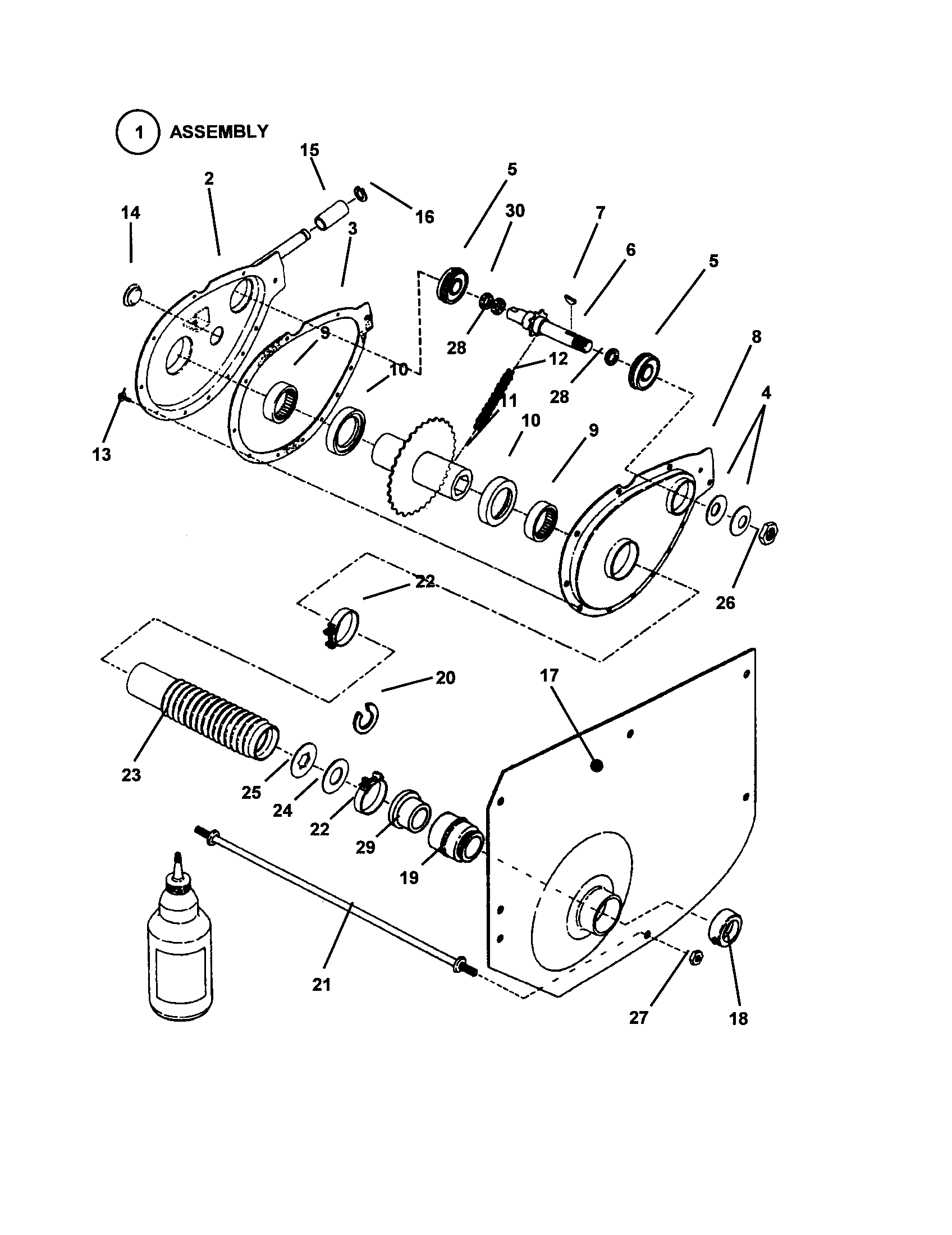 CHAIN CASE, L.H. FENDER