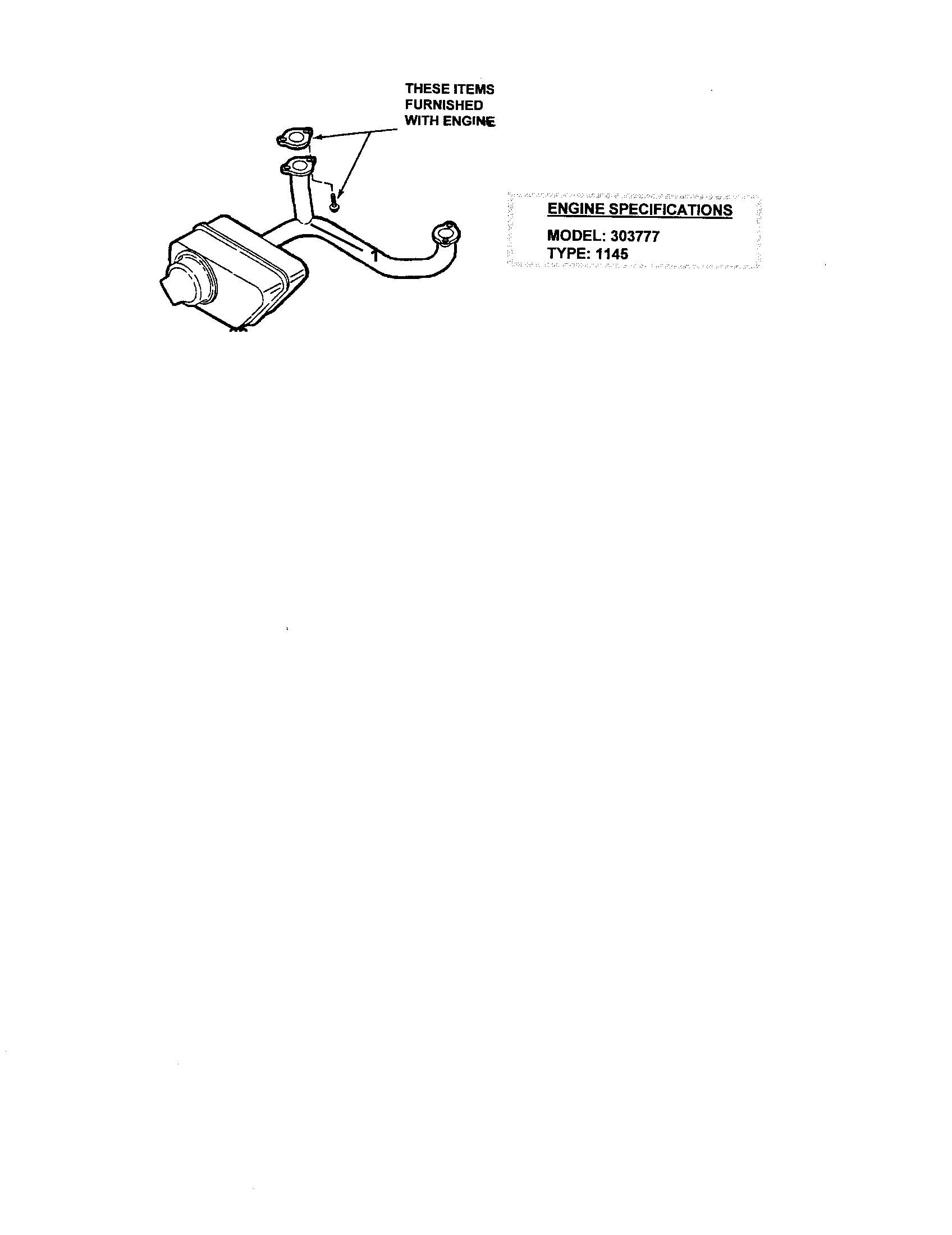 Exhaust muffler, engine