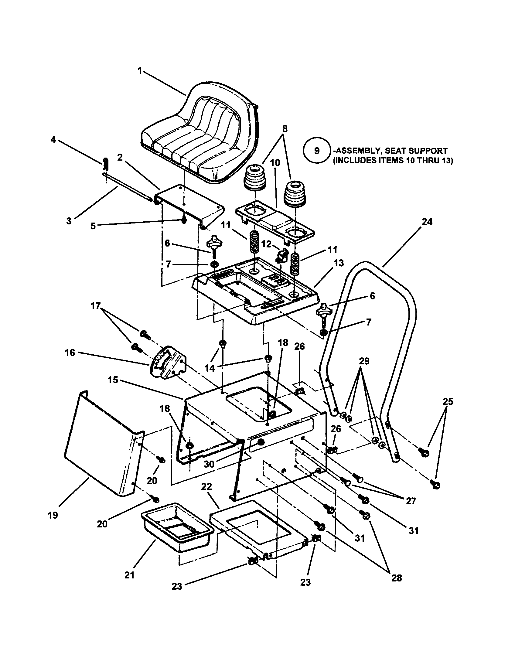 SEAT & SEAT MOUNT