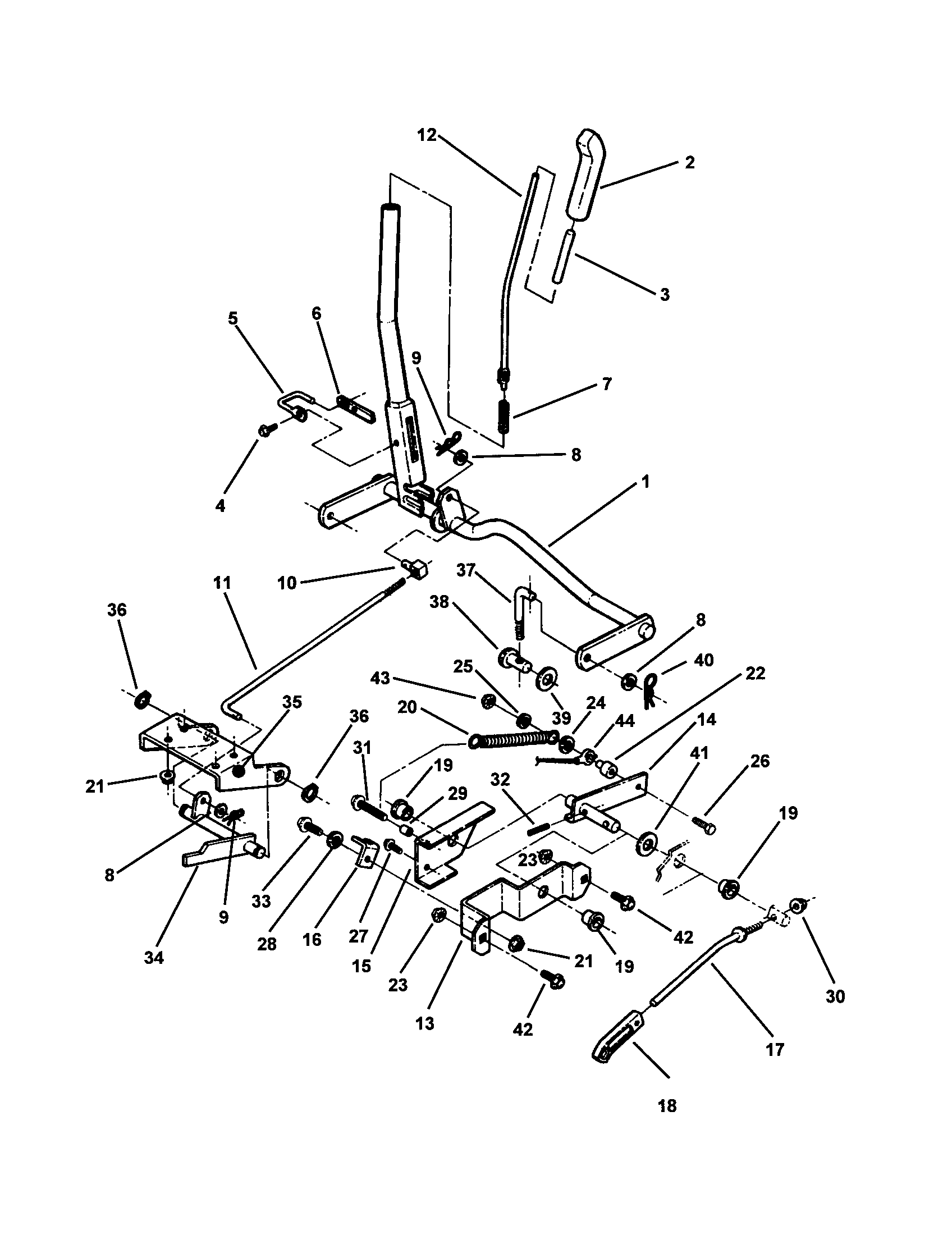 DECK LIFT & BLADE ENGAGEMENT