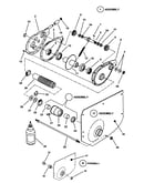 Chain case, l.h. fender