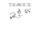Snapper W301022BE engines & exhaust muffler diagram