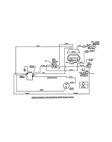 Wiring schematic-9 hp recoil start