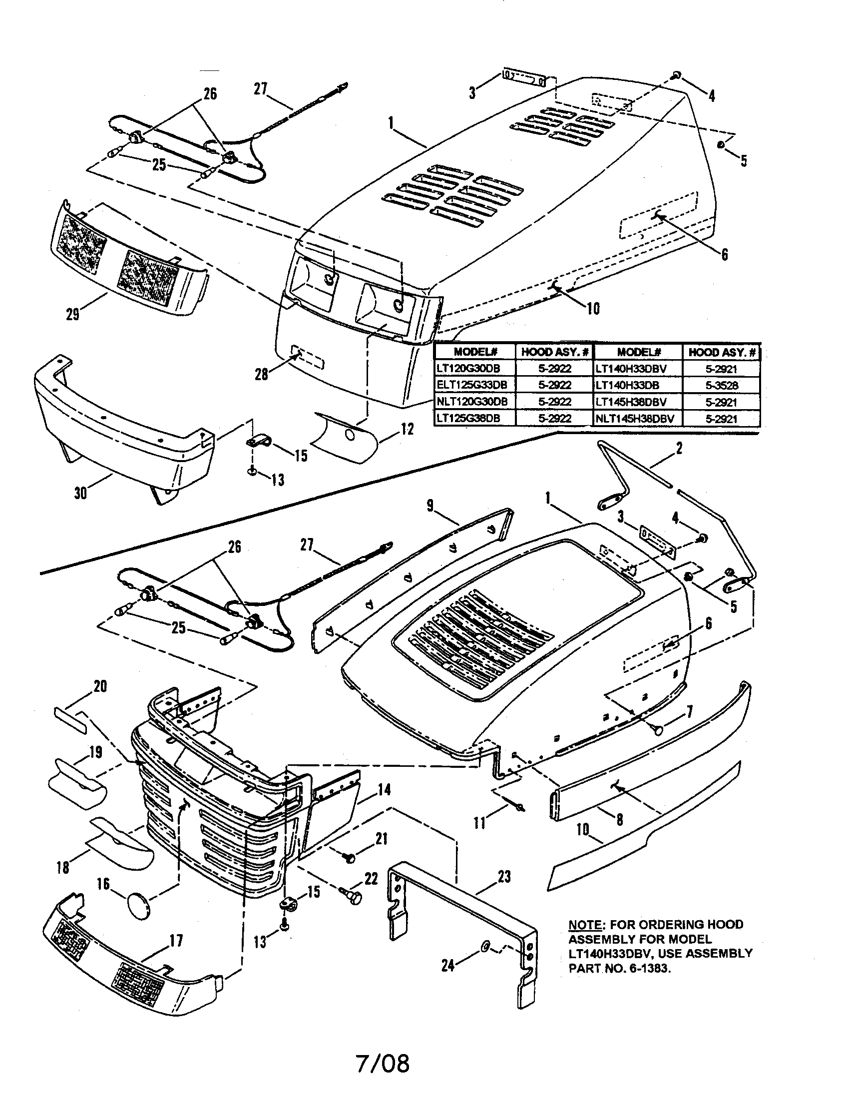 HOOD/BUMPER/HEADLIGHTS