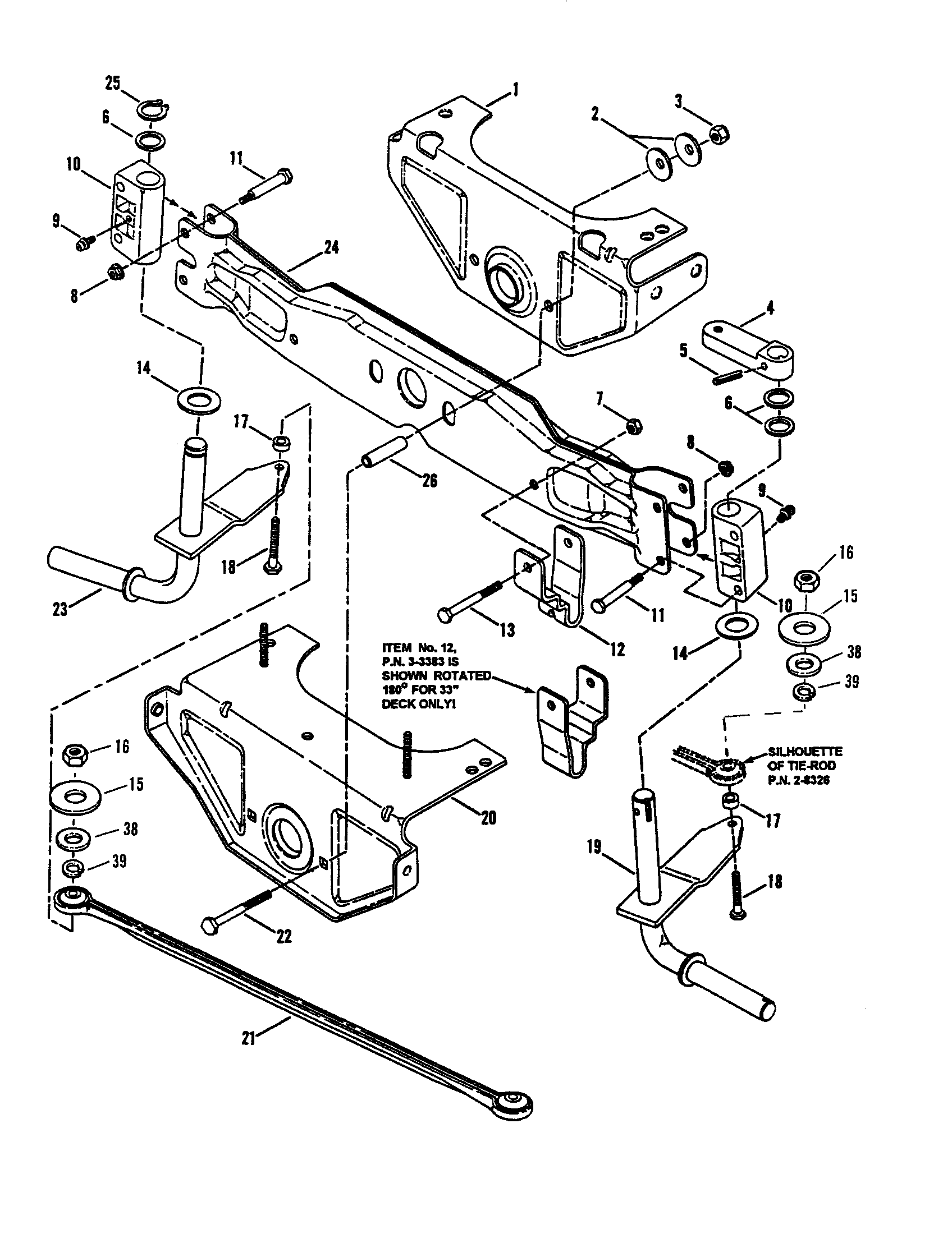 Front axle/front wheel
