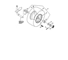 Snapper LT145H38DBV front axle/front wheel diagram