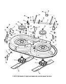 38" cutting deck sub-assembly