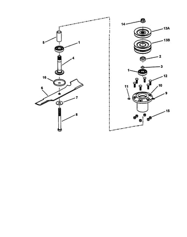 Spindle-48" cutting deck