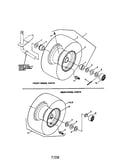 Wheels, front & rear