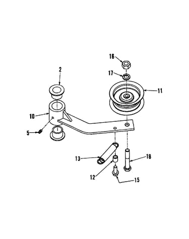 48" drive idler arm