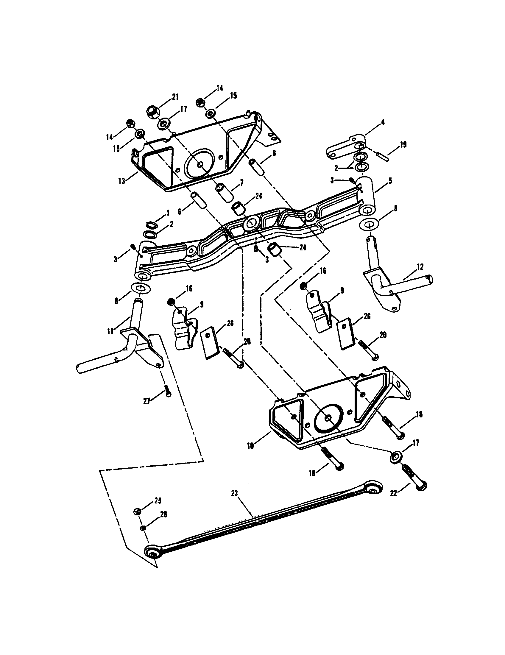 CAST FRONT AXLE