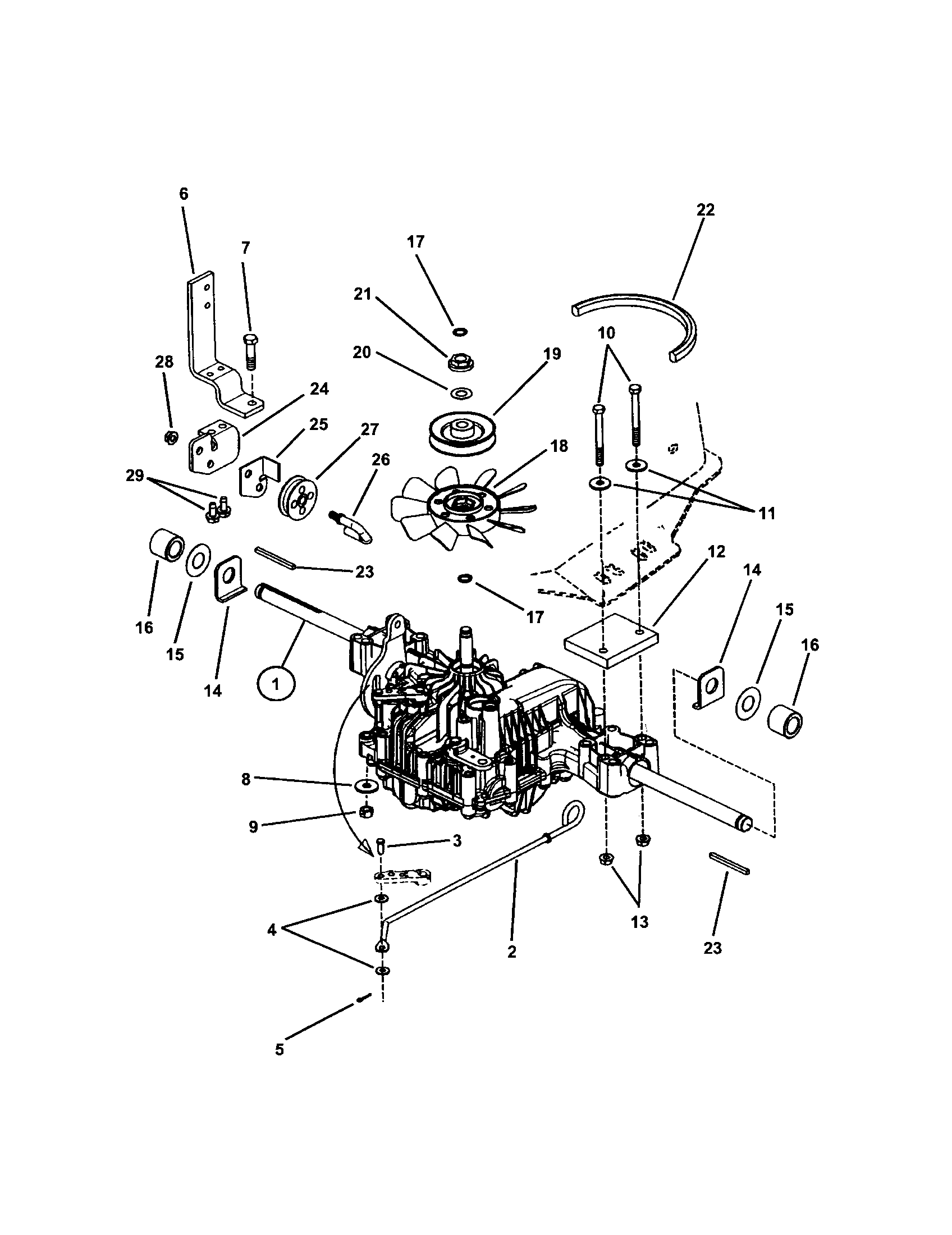 TRANSMISSION (HYDRO DRIVE)