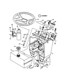 Steering wheel/console/fuel tank
