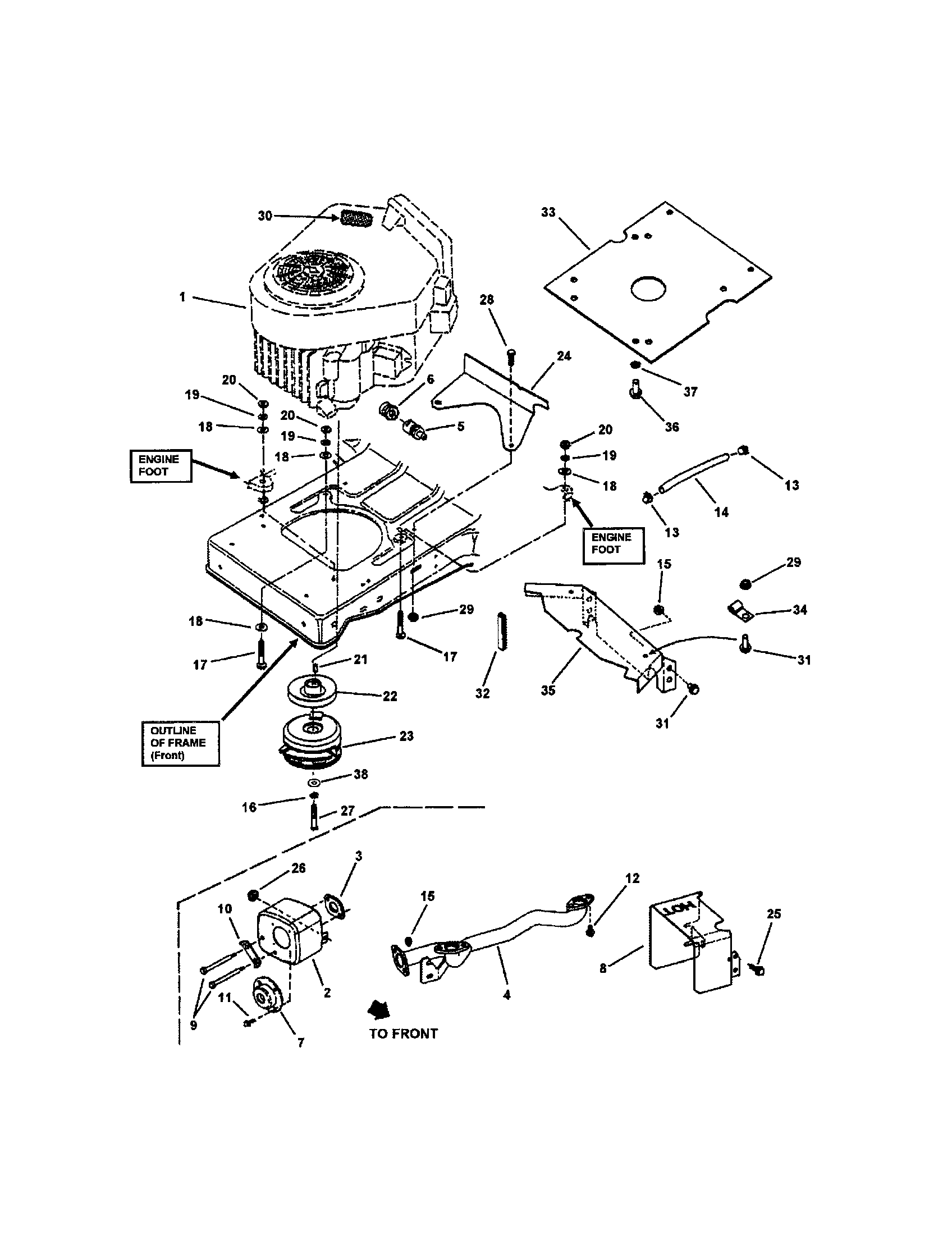 ENGINE (LT200H MODELS)
