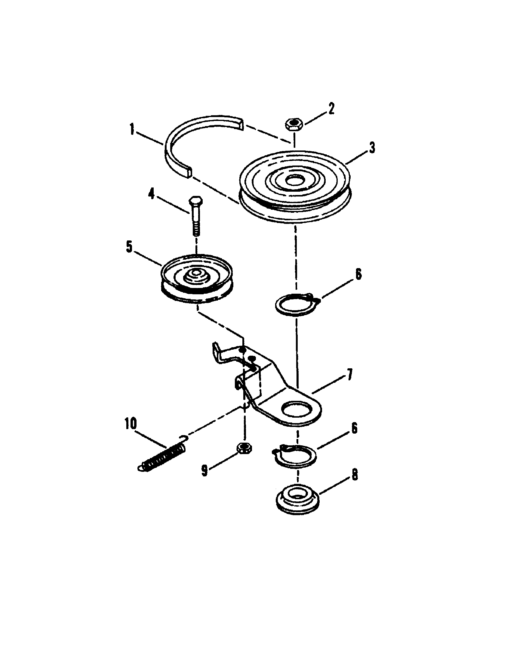 BELT/BLADE BRAKE-42" CUTTING DECK