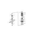 Snapper WLT180H42IBV2 48" deck spindle (series h) diagram