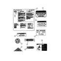 Snapper WLT180H42IBV2 decals diagram