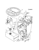 Steering wheel/console/fuel tank