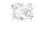 Snapper M280817B wheels-rear diagram