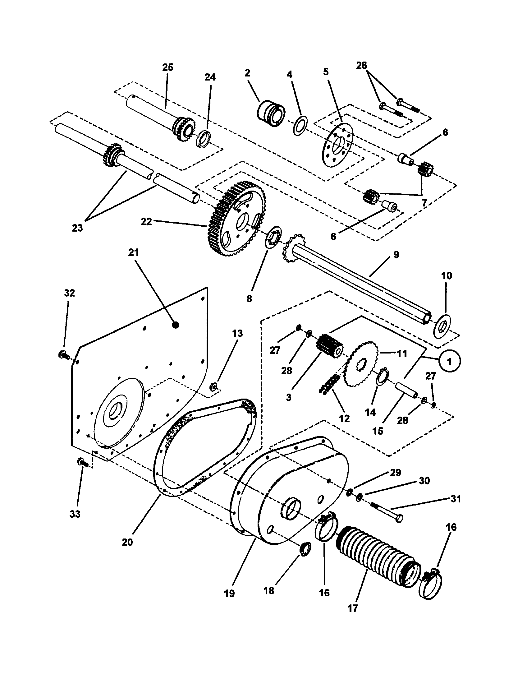 Differential, r.h. fender
