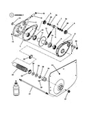 Chain case, l.h. fender