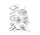 Snapper M281019BE cutting decks, deflectors diagram