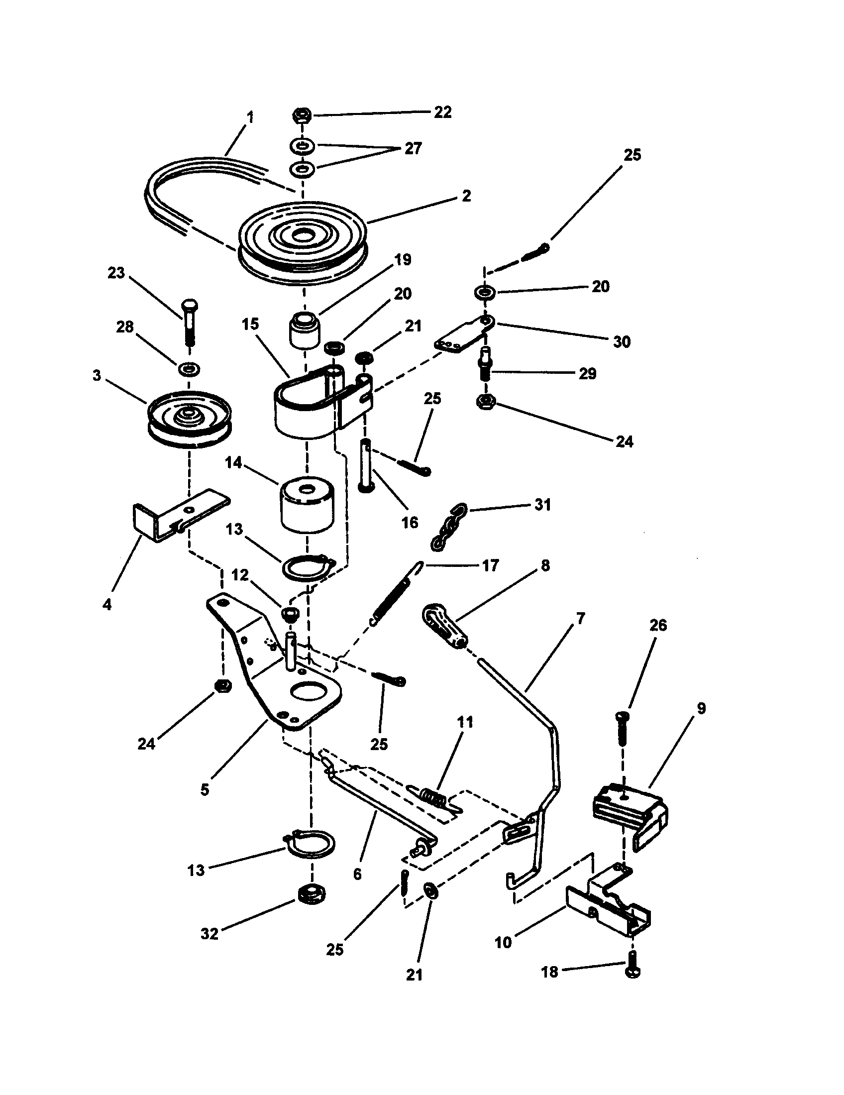 BELTS/BRAKES/INTERLOCK (SERIES 17)