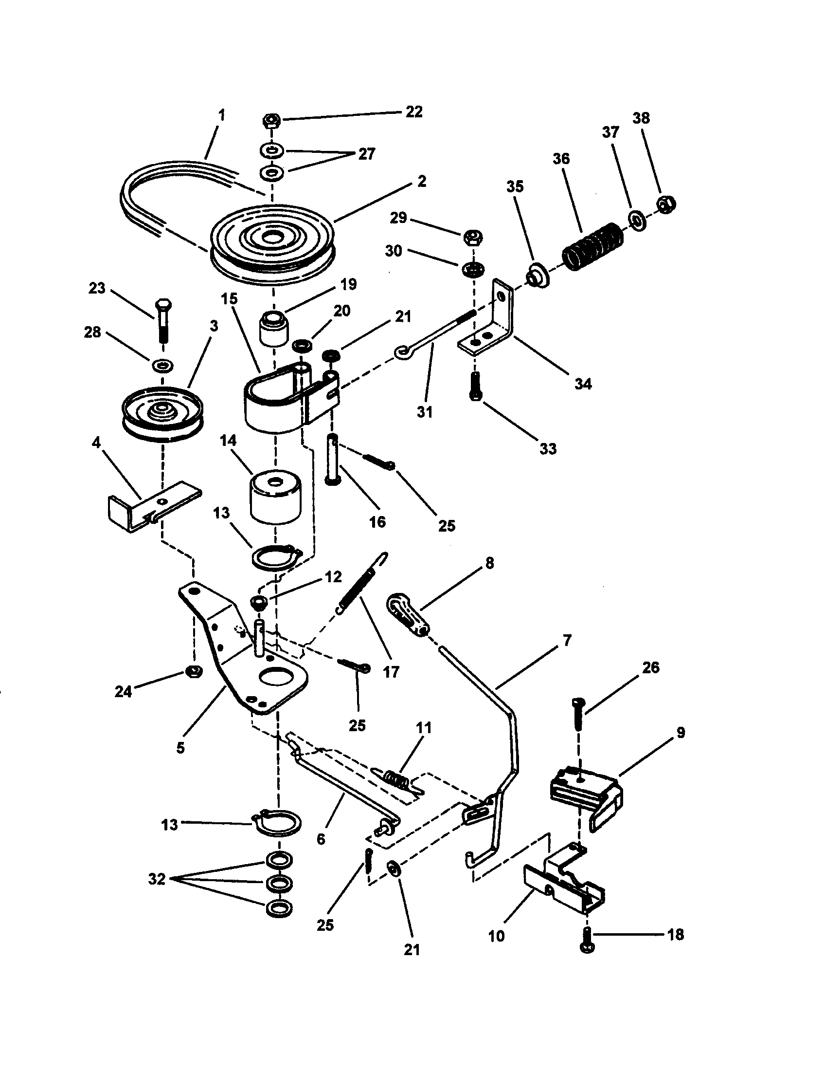 BELTS/BRAKES/INTERLOCK (SERIES 19)