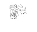 Snapper M301019BE fuel tank/operators seat diagram