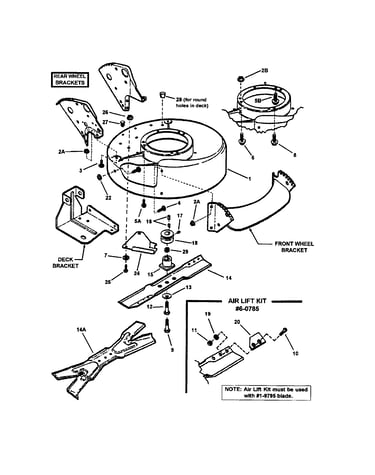 Cutting deck/blade