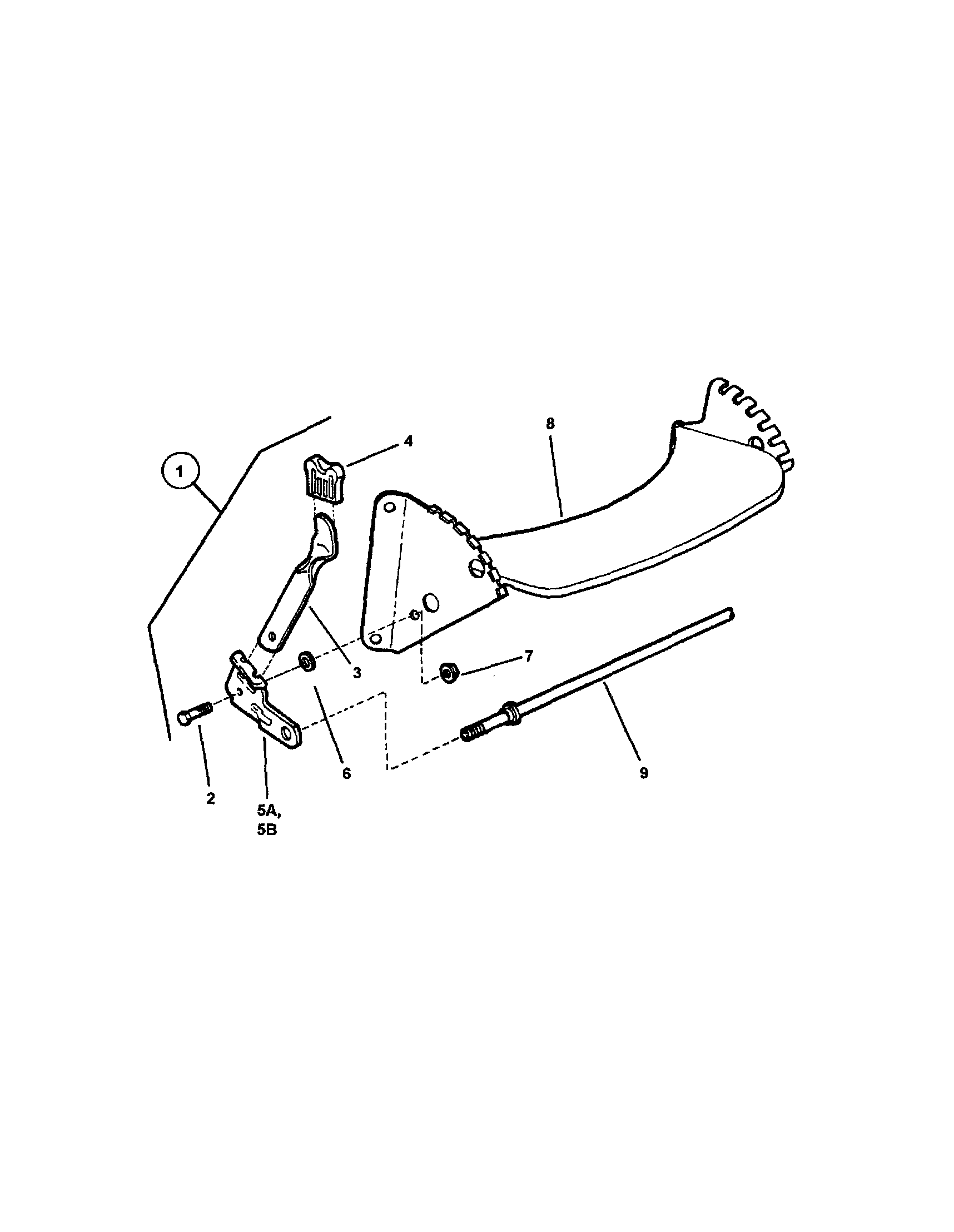 Front wheel/bracket/latches