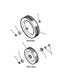 Front & rear wheels