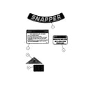 Snapper CP216017RV decals diagram