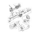 Snapper ECLP21650RV transmission/axle diagram