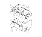 Snapper M250821BE chain case, l.h. fender diagram