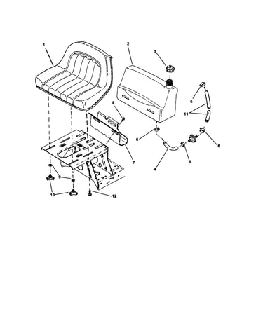 Fuel tank & operation seat