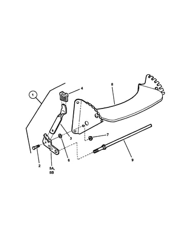 Front wheel bracket, latches