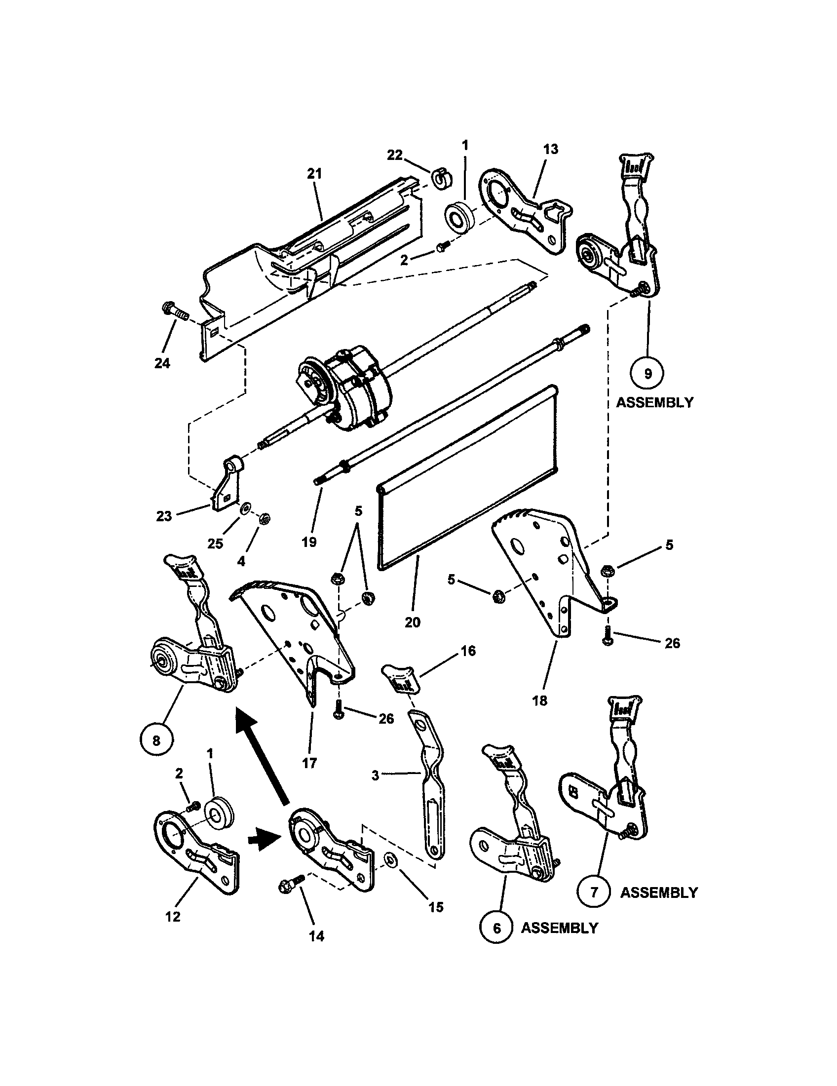 REAR WHEEL BRACKETS, LATCHES