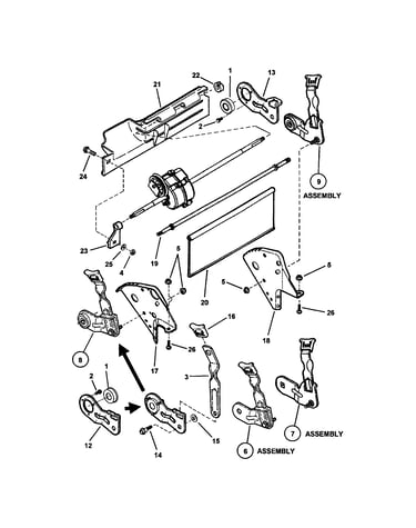 Rear wheel brackets, latches