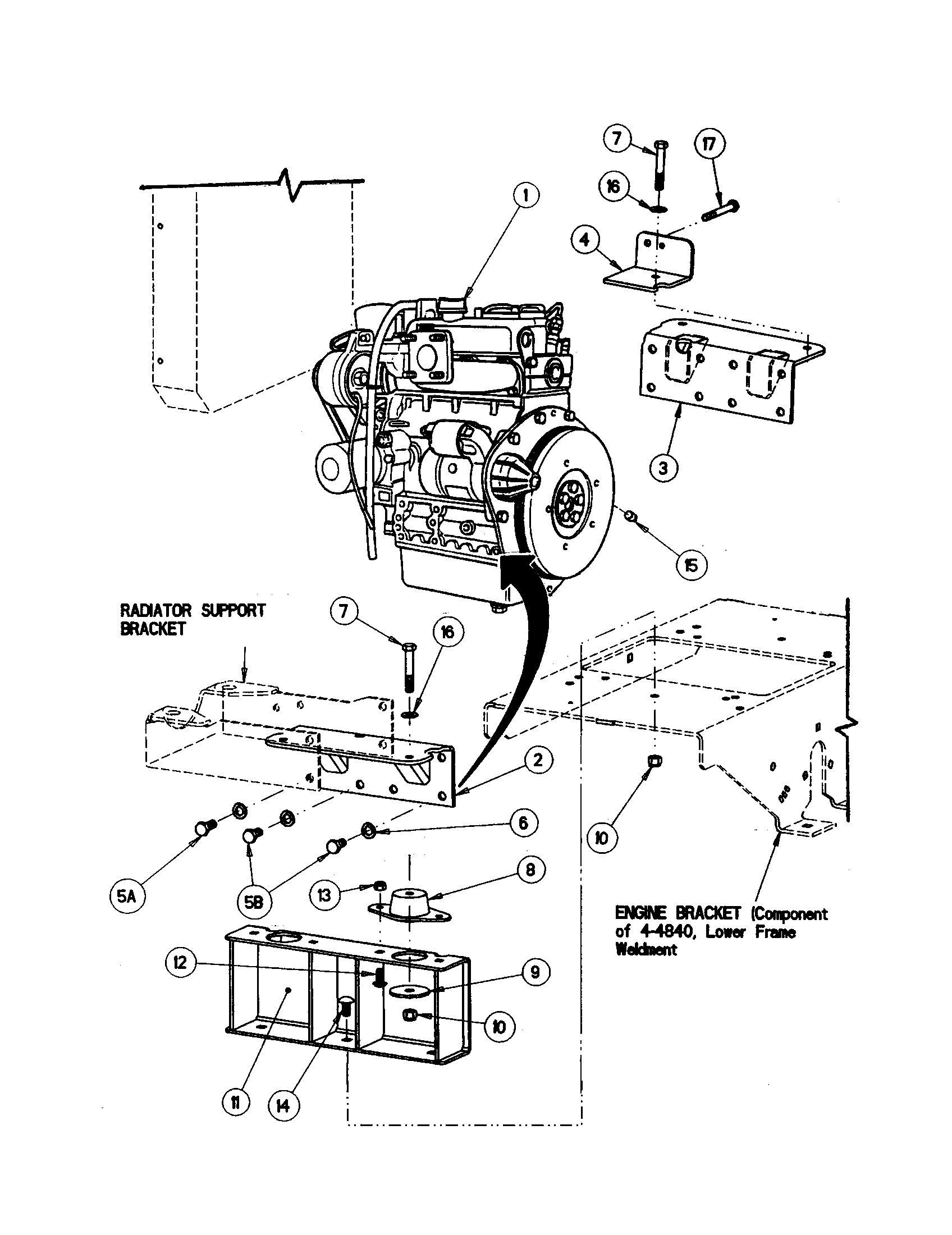 Engine/engine mount