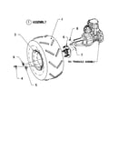 Drive tire/wheel