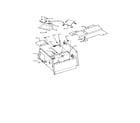 Snapper EZF6100M upper chassis/seat latch diagram